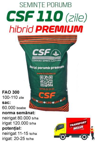 samanta porumb hibrid premium csf 110