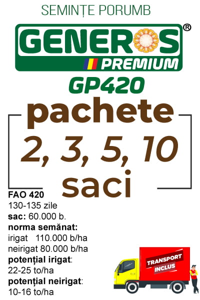 Pachete samanta porumb Generos Premium - GP420